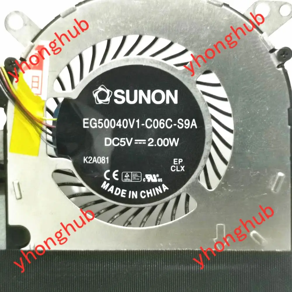 SUNON Ideapad YOGA 13 EG50040V1-C06C-S9A DC 5V 2.00 M hladilno telo Fan 3