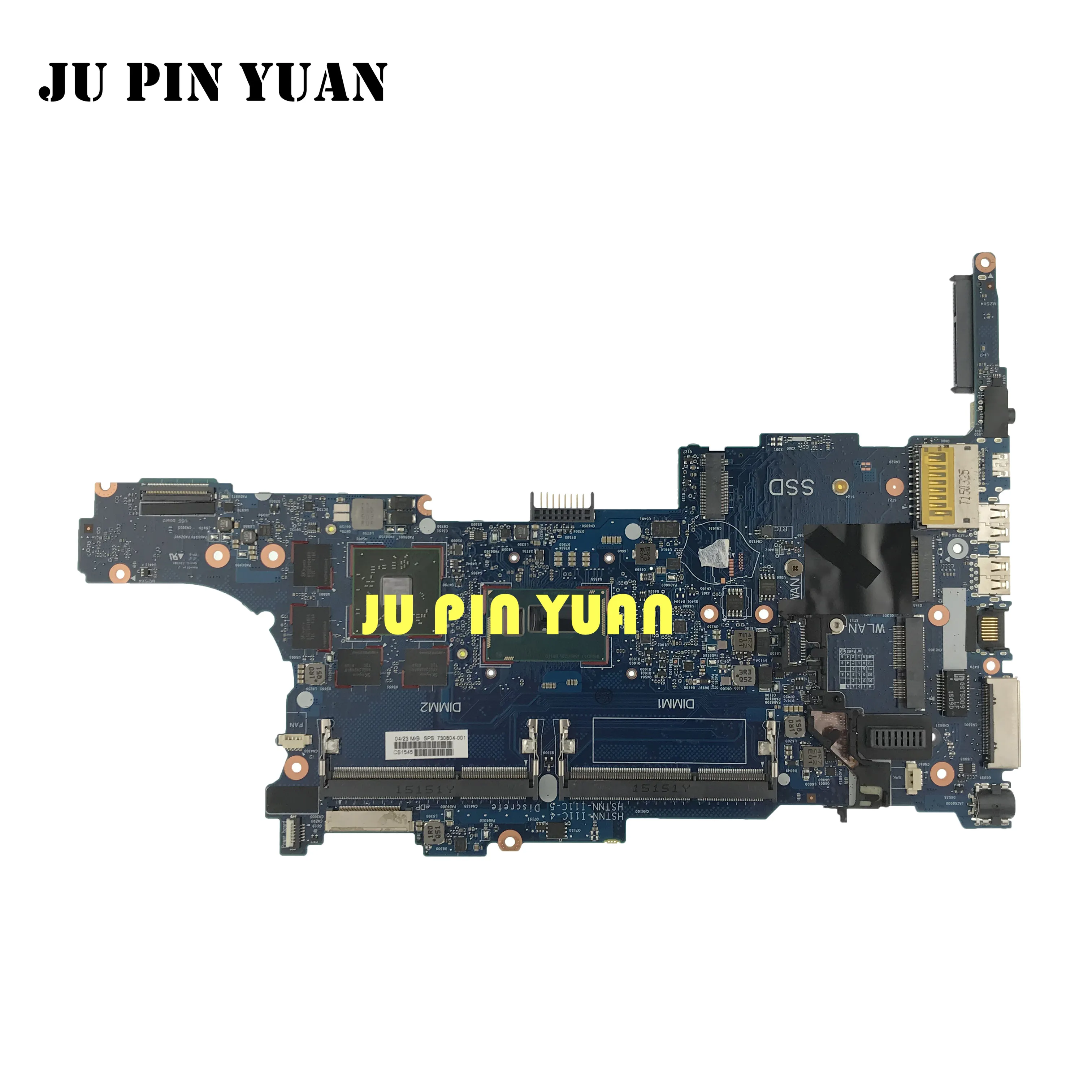 SP PIN YUAN 730804-001 mainboard Za HP EliteBook 840 G1 Prenosni računalnik z matično ploščo i5-4300U 730804-601 730804-501 Popolnoma testirane 0