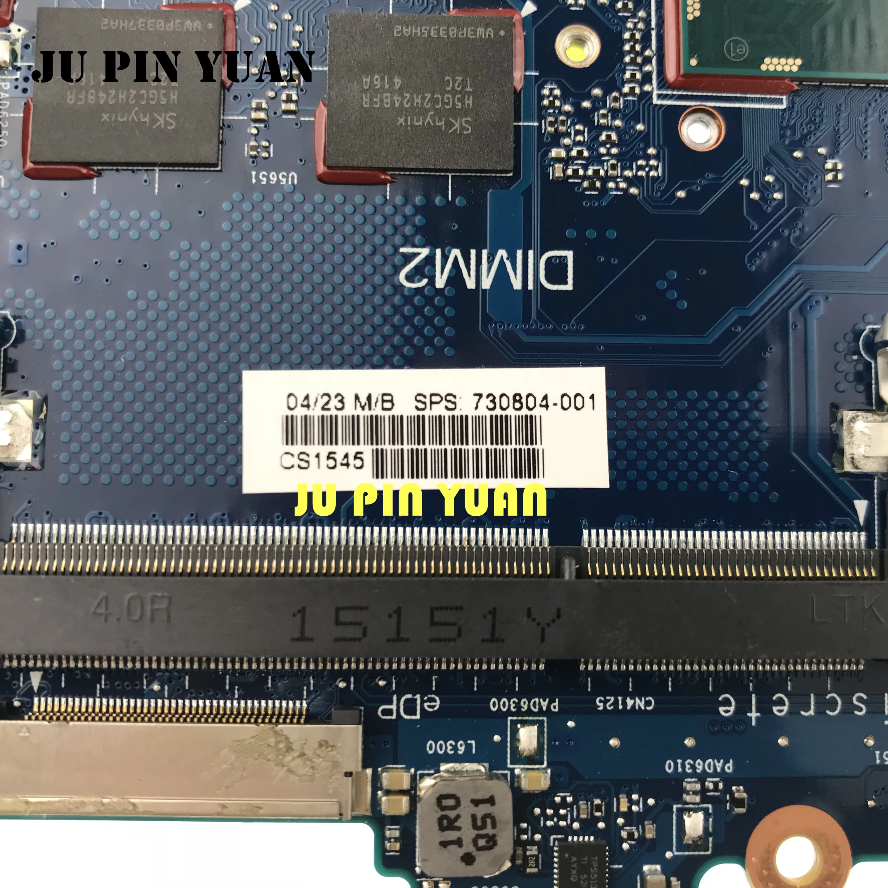 SP PIN YUAN 730804-001 mainboard Za HP EliteBook 840 G1 Prenosni računalnik z matično ploščo i5-4300U 730804-601 730804-501 Popolnoma testirane 2