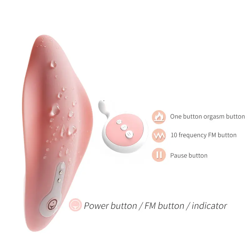 Za polnjenje Brezžično Daljinsko upravljanje Vibrator 10 Hitrosti Nosljivi C String Hlačke Nevidno Vibracijsko jajce Sex Igrača Za Ženske 2