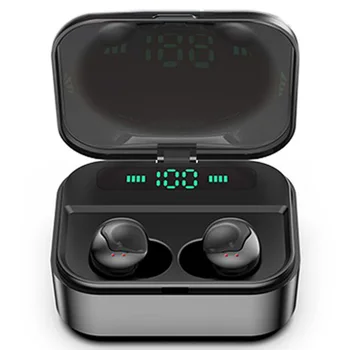 Brezžične Slušalke Tws X7 Digitalni Prikaz Stereo Slušalke Bluetooth Slušalke Mini Tws Nepremočljiva z 3600Mah Moči Banke 3