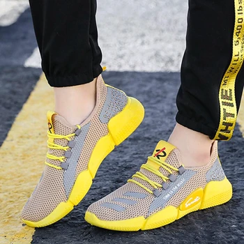 2021 Novih Moških Lahki Čevlji Poletje Ultra-Lahkih Dihanje Superge Zapatos De Mujer Hoja Čevlji Boys športni Copati 5