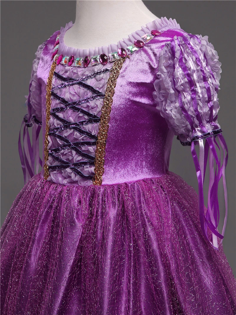 4-10Y Dekleta Cosplay Kostum Princeska Cosplay Obleko Božič Halloween Kostum Fantasia Vestidos Queen Obleko Haljo Fille 5