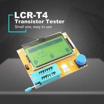 LCR-T4 Digitalni LCD Tranzistor Tester Meter Osvetlitev Diode Triode Kapacitivnost ESR Meter Za MOSFET/JFET/PNP/NPN L/C/R 1 5