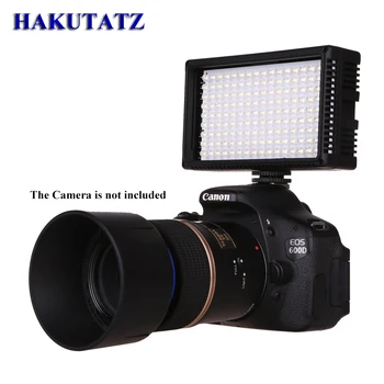 Na Fotoaparat 144 Dvo barvni LED Video Luč Svetilke Zatemniti za Canon, Nikon Pentax DSLR Kamere Video Kamere VL-144D 4