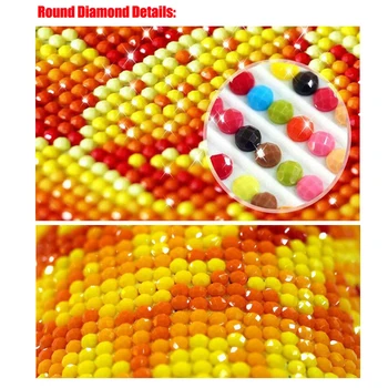 5D DIY Diamond Slikarstvo Navzkrižno Šiv Diy Diamond Mozaik Mandala Ročno Kompleti Diamond Vezenje Vzorec Okrasnih Slike 3