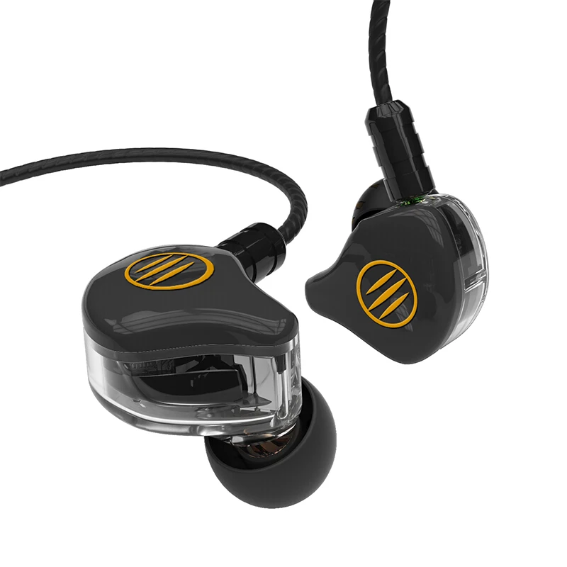 Bgvp DS1 Pro hifi 1DD + 2BA čepkov hibridno tehnologijo IEM OCC tip z mic MMCX 3,5 mm kabel, slušalke šumov za telefon 1