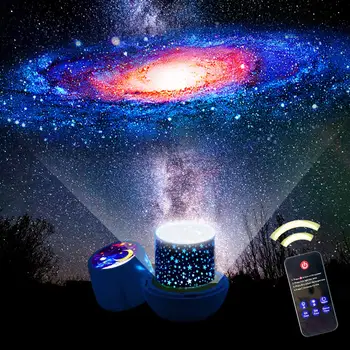 Neverjetno LED Zvezdnato Nočno Nebo Projektor Lučka Star Svetlobi Kozmosa Master Otroci Darilo Baterijo, USB, Baterije Noč Svetlobe za Otroke 5