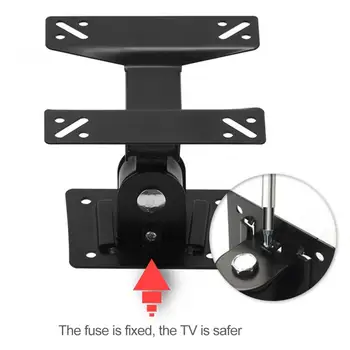 Univerzalni F01 10 KG Nastavljiva TV na Stenski nosilec Vesa Podpora za 180 Stopinj Rotacije za 14 - 27 Palčni LCD LED Ploščati TV 5