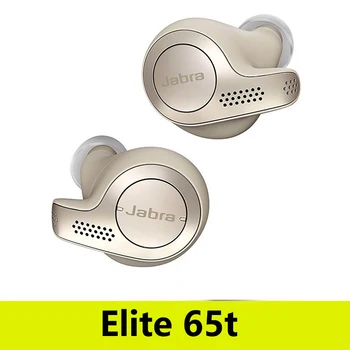 Jabra Elite 65t Bluetooth Čepkov TWS Aktivno zmanjševanje hrupa Slušalke s Polnjenjem Primeru 0