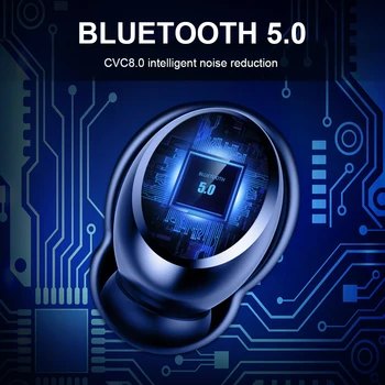 V10 TWS Nadgrajeno Slušalke Brezžične Bluetooth 5.0 Slušalke LED Digitalni Zaslon Mini 8D Stereo Čepkov Z Mic Športne Slušalke 14933