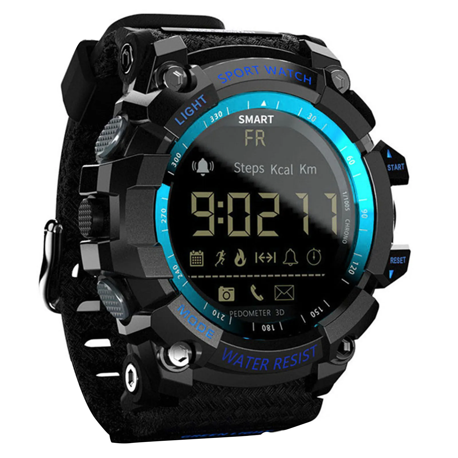 LOKMAT MK16 Bluetooth Smart Watch Fitnes Digitalna Ura Pedometer Šport Pametno Gledati Moške Dejavnosti Fitnes Tracker IP68 3