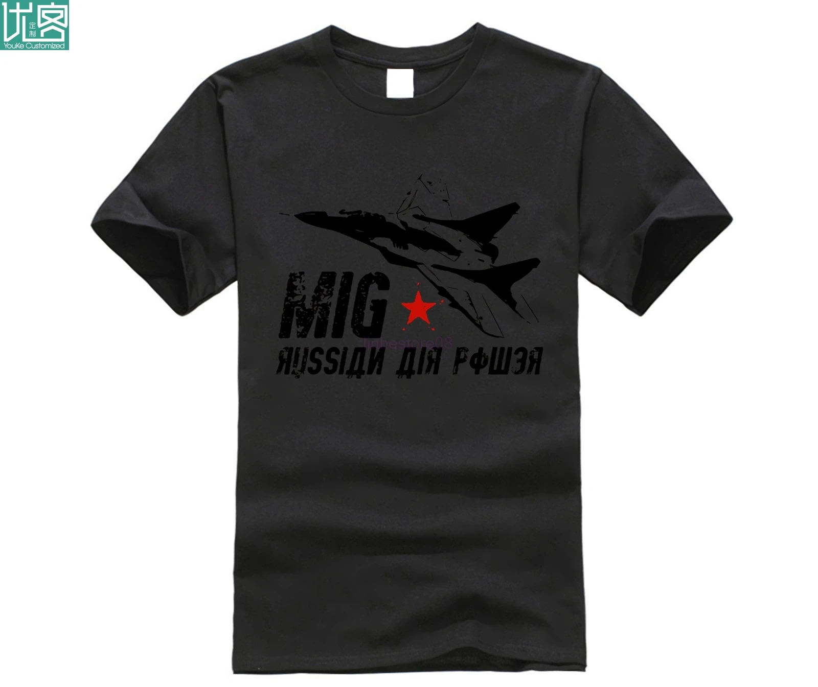 2019 Moda Kratek Rokav MIG 29 ruske Zračne Moči T-Shirt po meri tees 3