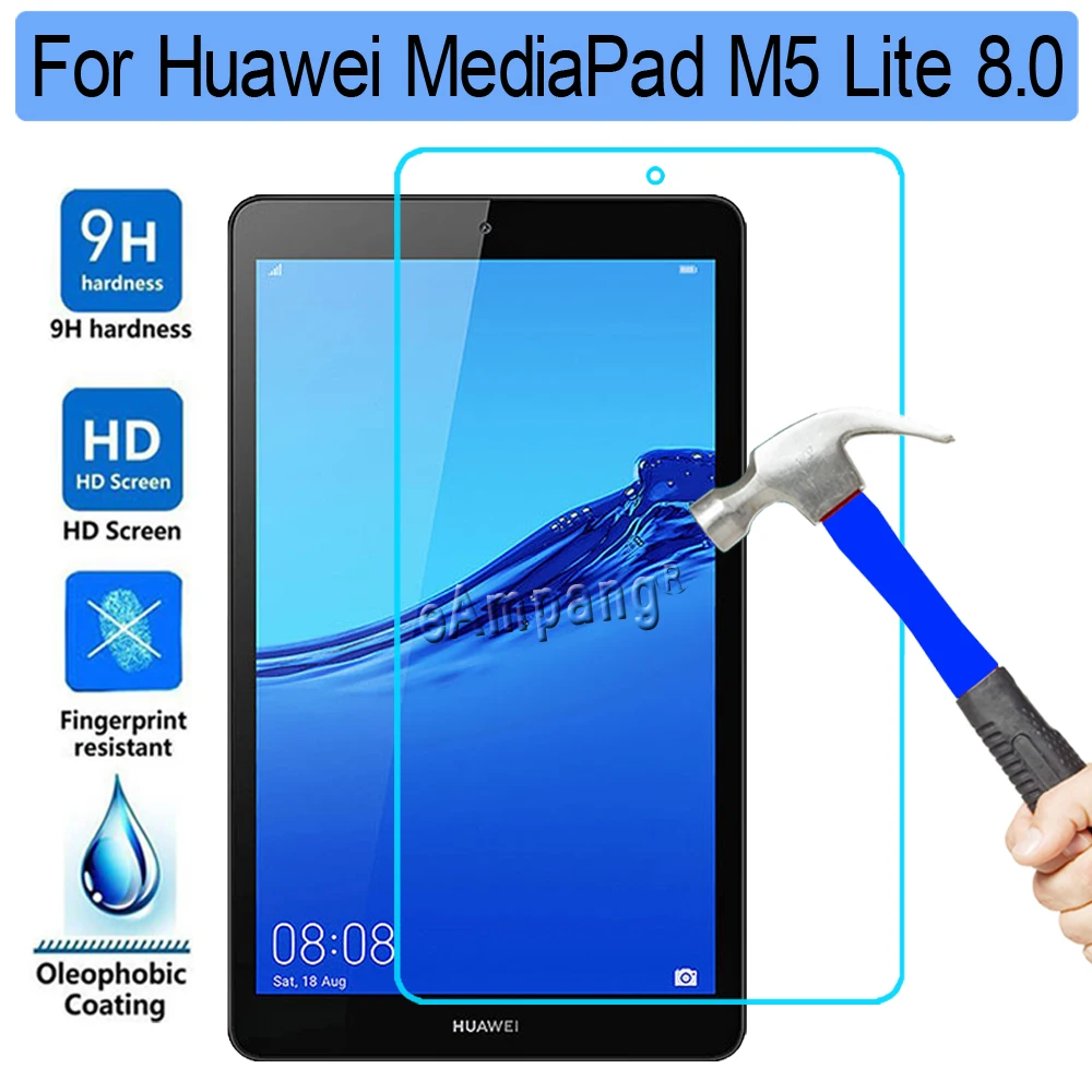 9H HD Kaljeno Steklo za Huawei Mediapad M5 Lite 8 8.0 JDN2-L09 Screen Protector Tablet Screen Protector za Huawei M5 Lite 8 5