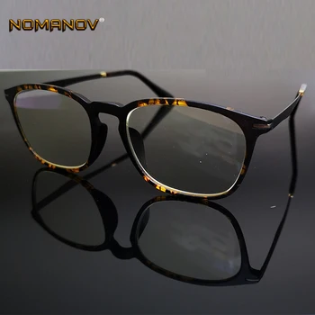 NOMANOV = Vintage Retro Multi-Coated Objektiv Leopard Ročno Izdelan Okvir Moški Ženske Obravnavi Očala +0.75 +1 +1.25 +1.5 +1.75 +2 Za +4 2