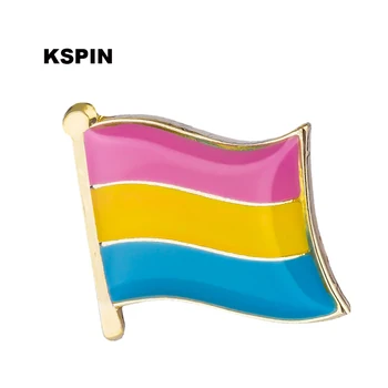 Gej Ponos LGBT Mavrične zastave river pin značko pin 10pcs veliko Broška Ikone XY0141 15615