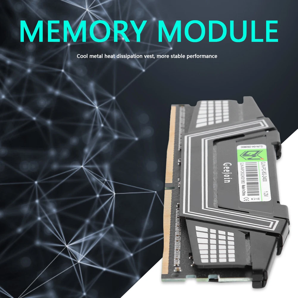 RAM Modulov 2400MHz DDR4 8GB 16GB 288Pin Pomnilniški Čip Toplotni Odvodi Odbor Urad, ki Skrbi Računalnik Material za Namizje 3