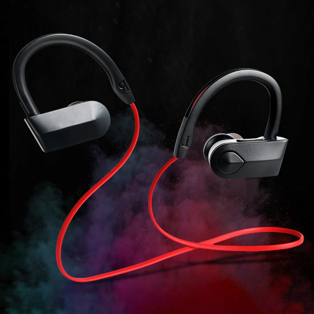 Vroče Prodaje K98 Nepremočljiva Šok Bas Stereo Brezžična tehnologija Bluetooth Šport Slušalke Slušalke Ear Kavelj Za Mobilni Telefon xiaomi Slušalke 4