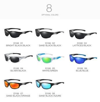DUBERY blagovno Znamko Design moška Očala Polarizirana sončna Očala Vožnje Odtenki Moška sončna Očala Za Moške Poletne Ogledalo Buljiti UV400 166 3
