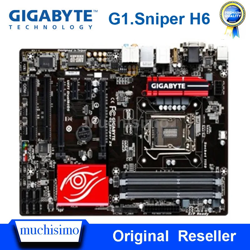 Gigabyte G1.Ostrostrelec H6 matična plošča Intel H97 Core i7/i5/i3 LGA1150 DDR3 32GB PCI-E 3.0 Original Namizje Gigabyte H97 Mainboard 0