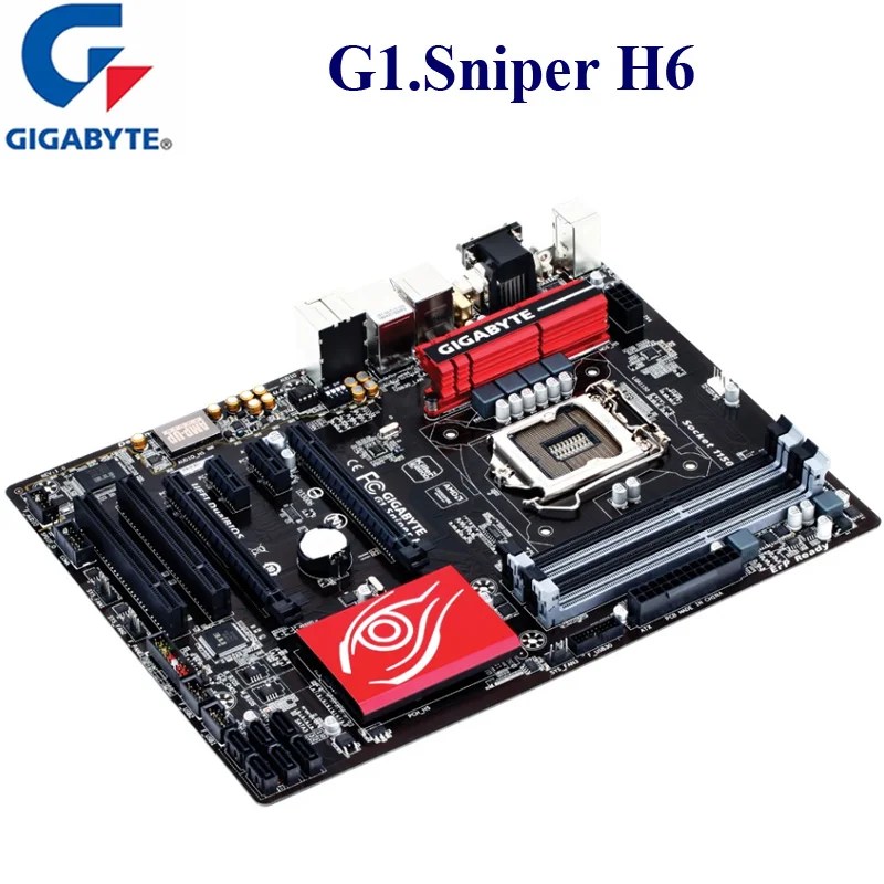 Gigabyte G1.Ostrostrelec H6 matična plošča Intel H97 Core i7/i5/i3 LGA1150 DDR3 32GB PCI-E 3.0 Original Namizje Gigabyte H97 Mainboard 1