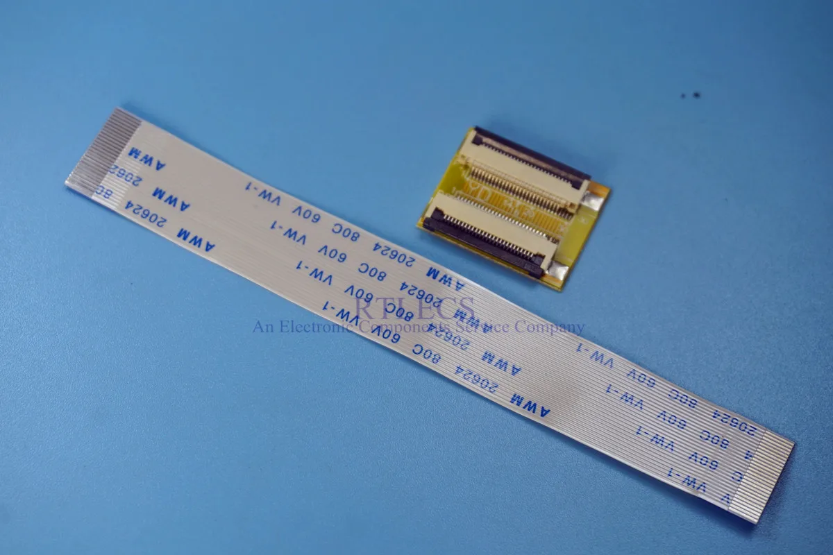 2 Določa 26 Pin za 26 Pin 0,5 mm Igrišču FPC Kabel Podaljšek Odbor adapter PCB FFC Kabel 100 mm Isti Strani 0