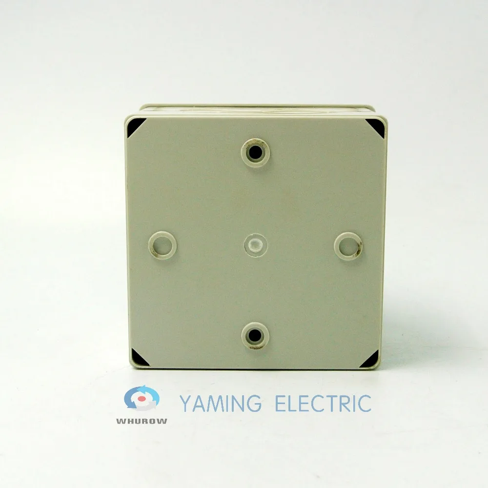 Yaming električni YMW26-32/3M Prehod cam rotacijski vklop z gumbom lock 32A 3 faze 3 položaj z nepremočljiva polje IP65 interruptor 2