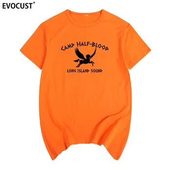 Tabor pol krvi Long Island Zvok Percy Jackson 2019 Poletje T-majica Bombaž Moški majica s kratkimi rokavi Nove ženske TEE moda Priložnostne 1