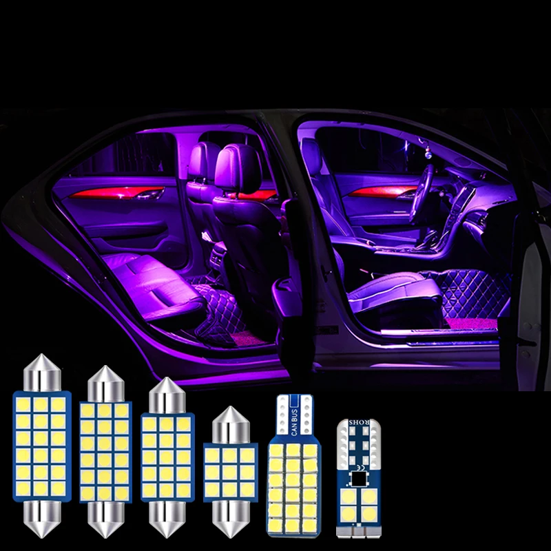 Za Suzuki grand Vitara 2008 2009 2010 2011 2012 2013 4pcs 12v Avto Žarnice LED Komplet za Notranje zadeve Branje Svetilke Trunk Svetlobe Dodatki 2