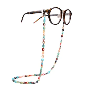 Barvita Akril Obravnavi Očala Verige za Ženske Kovinski Posnetke sončna Očala Vrvice Priložnostne Vratu Visi Veriga Ogrlica Eyeglass Verige 1603