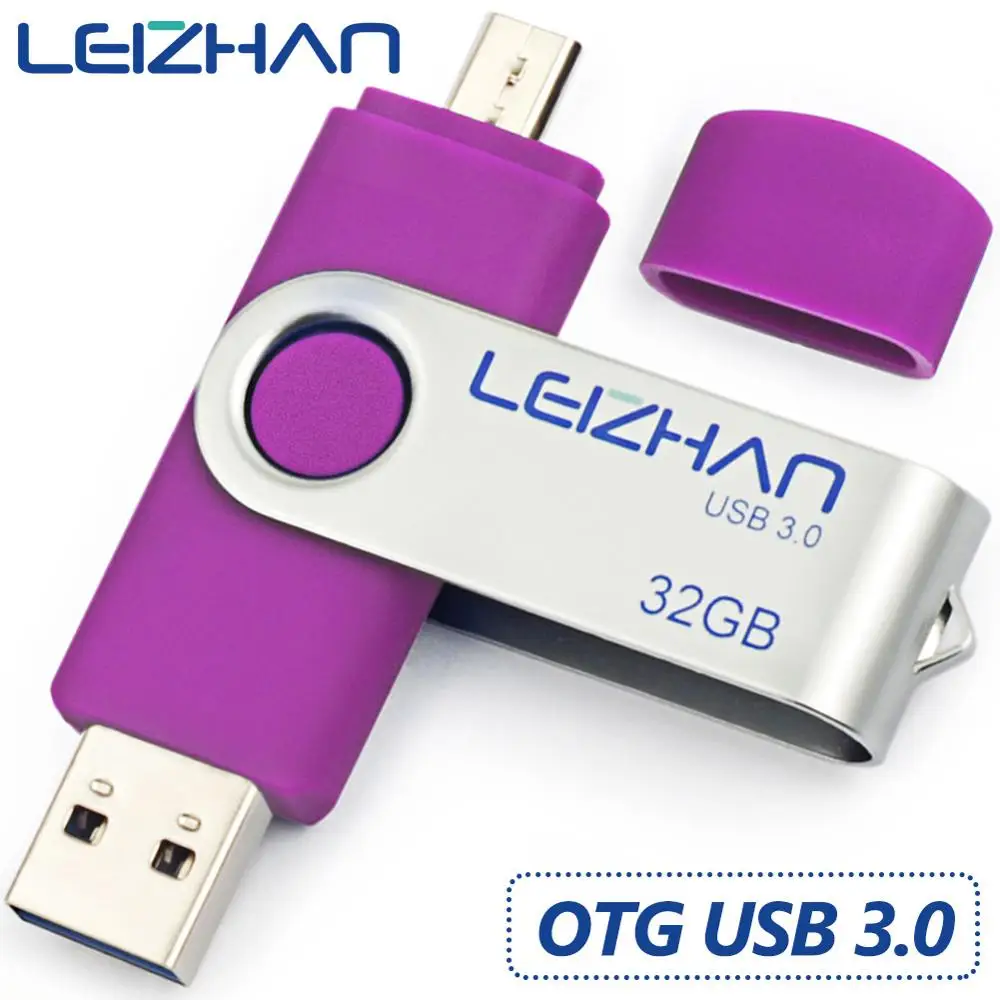 LEIZHAN 128gb OTG USB flash drive 3.0 za android mikro pendrive Foto Palico za Samsung Galaxy S7/S6/S5/S4 32gb 64gb 8gb 16gb 4