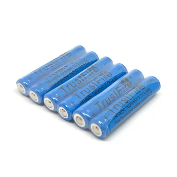 TrustFire TR14650 14650 3,7 V 1600mAh Polnilne Baterije Litijeve Baterije z Zaščiteno PCB Vir Energije za LED Svetilka 16309