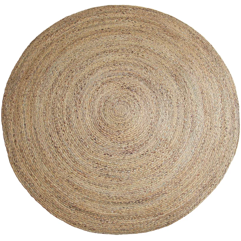 Naravni reed ročno kul preproga za poletje, dekoracijo reed preprogo, Japonski slog velika velikost krog oblikovan reed tatami mat 2
