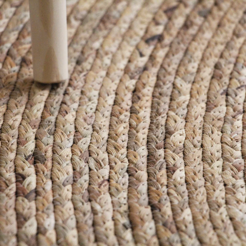 Naravni reed ročno kul preproga za poletje, dekoracijo reed preprogo, Japonski slog velika velikost krog oblikovan reed tatami mat 4