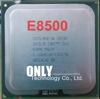 Brezplačna dostava za Najboljšo kakovost Core 2 DUO E8500 CPU 3.16 GHz/ LGA775 /775pin/6 mb L2 Cache/ Dual-CORE/65W 0