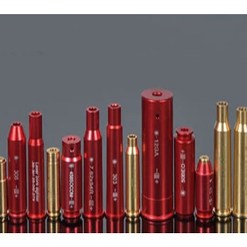 Bullet Laser Pogled 5.45X39 7.62X54 12GA .308 .223 .303 7mm Kalibracijo Rdeč Laserski Taktično Lovski Pribor 3