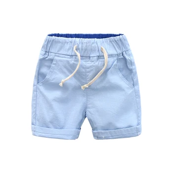 Otroci Hlače, otroci poletje hlače za baby boy hlače size90~130 trdna mornarsko modra svoboden plaži 5