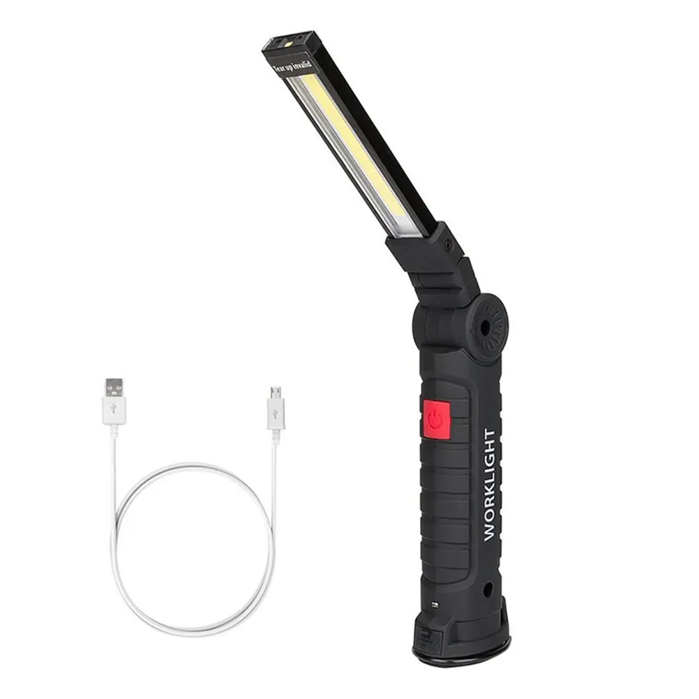 USB Polnilne Z Vgrajeno Baterijo Nastavite večnamenska Zložljiva delovna svetilka COB LED Kampiranje Svetilko Svetilka za Zunanjo 2020 3