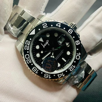 2020 vrh GMT watch moških samodejno U1 tovarne črne keramične plošče safirno steklo, svetlobna iglo zamah šport luksuzni watch AAA 3