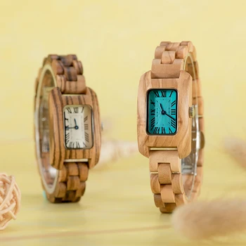 BOBO PTICA Lesa, Ure za Ženske, luksuzni relojes par mujer Quartz Lesene ženske Ročne ure Dame Nepremočljiva часы женские 17066