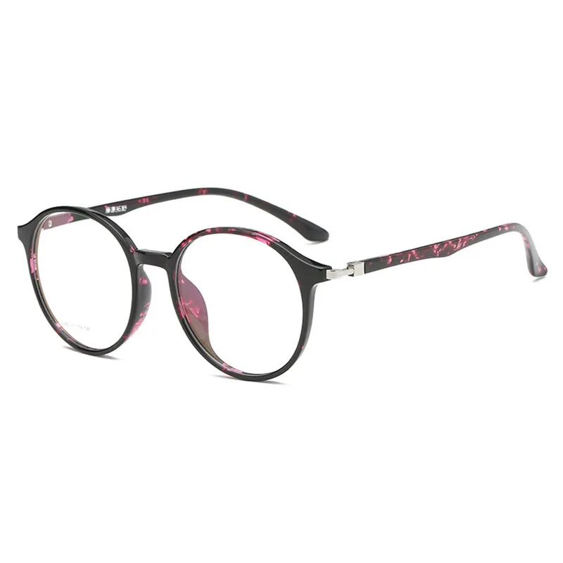 Acetatni Okvir Očal Polno Platišča Očala Optični Recept Okvir Moških in Žensk Slog Okrogle Očala 1