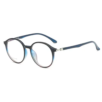 Acetatni Okvir Očal Polno Platišča Očala Optični Recept Okvir Moških in Žensk Slog Okrogle Očala 4