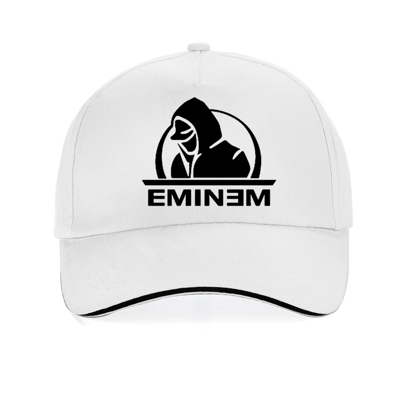 Eminem skp poletje Oče tiskanje Baseball Skp Slim Senčnih nastavljiv vrnitev žoge klobuki Ženske Moški Kapa Bombaž 2