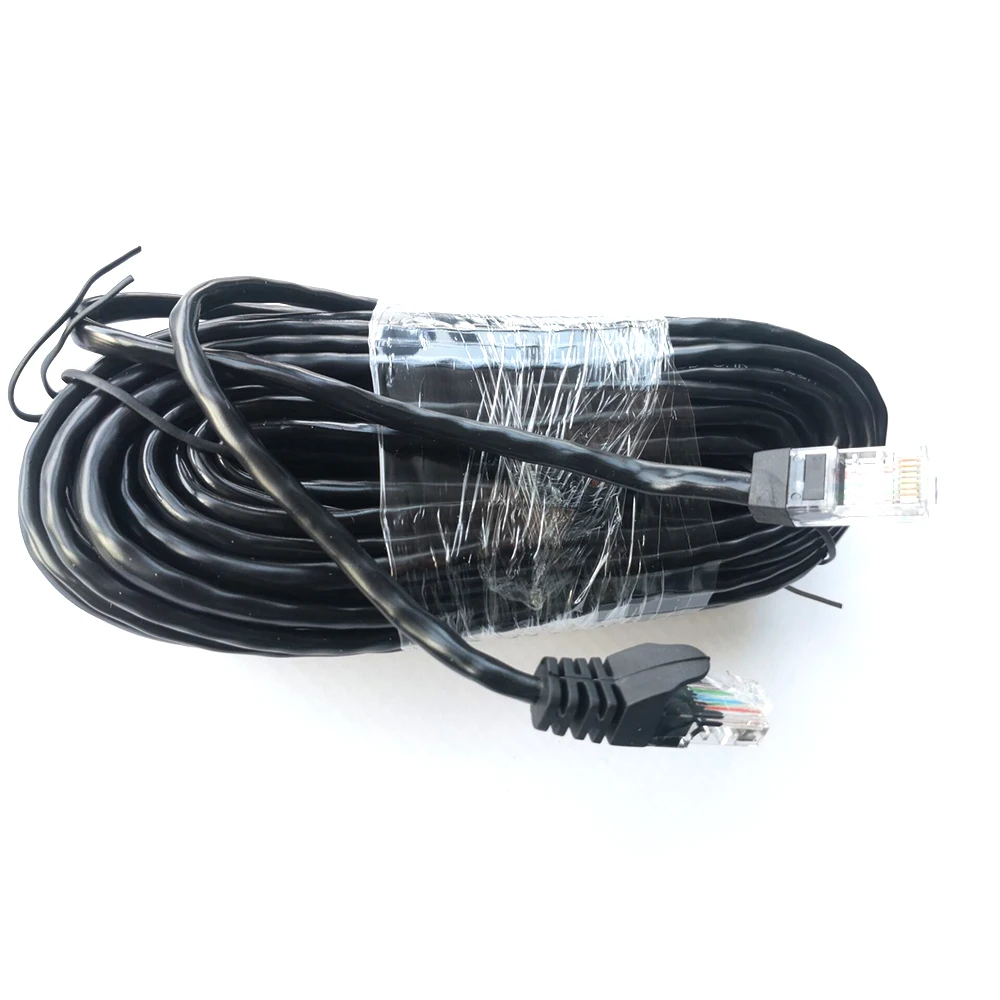 Vrednost 2 kos 20M 65ft cat5 Ethernet Omrežni Kabel RJ45 Obliž na Prostem Nepremočljiva LAN Kabel Žice Za CCTV POE IP kamer 5