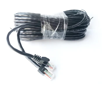 Vrednost 2 kos 20M 65ft cat5 Ethernet Omrežni Kabel RJ45 Obliž na Prostem Nepremočljiva LAN Kabel Žice Za CCTV POE IP kamer 3