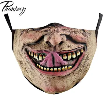 Phantasy Unisex Halloween Triki Maske Smešno Stranka Masko za enkratno uporabo Stroj Usta-žarilna Odraslih Anti-umazano Masko Dropship 17161