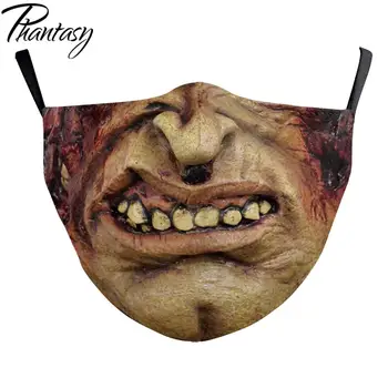 Phantasy Unisex Halloween Triki Maske Smešno Stranka Masko za enkratno uporabo Stroj Usta-žarilna Odraslih Anti-umazano Masko Dropship 5