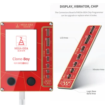 QLCX Mega-Ideja LCD Zaslon True Ton Popravila Programer Vibracije/Fotoobčutljivih za Telefon 7-11 XR XS Max Dober, kot Qianli iCopy 4