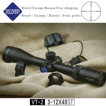 3-12 Riflescopes Odkritje VT-2 3-12x40SF Steklo, Jedkano Strani Focus .308 Shockproof Poceni Cene Hot Prodaja 2