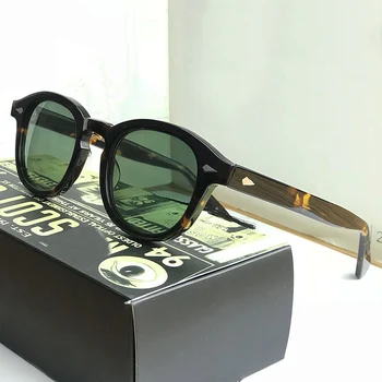 Moški Johnny Depp Polarizirana Sončna Očala Leče Luksuzne Blagovne Znamke Acetat Očal Okvir Lemtosh Sončna Očala Ženske Vrh Kakovosti 002 1